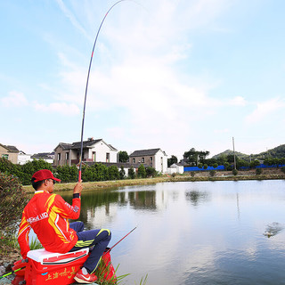 美人鱼（Mermaid）上海鱼竿台钓竿休闲竞技鱼竿手杆超轻超硬游钓天下二代4H5H 3.6m 4H-