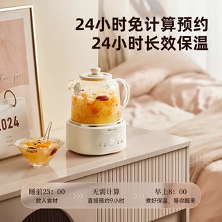  Bear/小熊 全玻璃壶体 全玻璃养生壶 滤网  1L