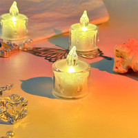 顺富美(SHUNFUMEI)创意氛围led蜡烛灯卧室宿舍装饰氛围灯送闺蜜摆件 迷你仿真蜡烛 暖光