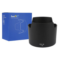 号歌 HB-38遮光罩 适用尼康105/2.8G 105mm f2.8G VR 微距镜头遮光罩 105微距