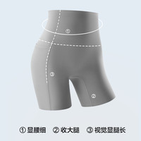 有棵树 YOUKESHU鲨鱼裤女三分收腹提臀裤塑形无痕收腰塑身收腹瑜伽裤打底裤