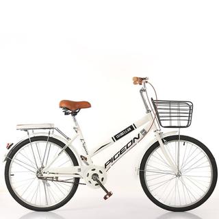 飞鸽 FLYING PIGEON自行车24寸变速女式轻便公路运动成人自行车单车