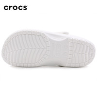 卡骆驰 crocs洞洞鞋女鞋 手术室轻便防滑工作鞋透气拖鞋男女护士鞋包头凉鞋女 经典Clog/白色 36.5 (230mm)