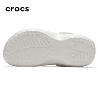 卡骆驰 crocs洞洞鞋女鞋 手术室轻便防滑工作鞋透气拖鞋男女护士鞋包头凉鞋女 206750-100/经典云朵Clog 37.5 (240mm)