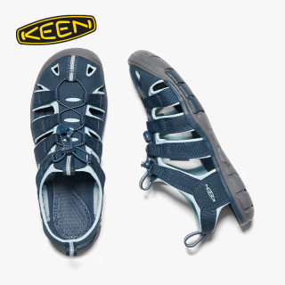 keen CLEARWATER CNX女子户外透气耐磨涉水溯溪鞋 海蓝色/亮蓝色-1022965 37