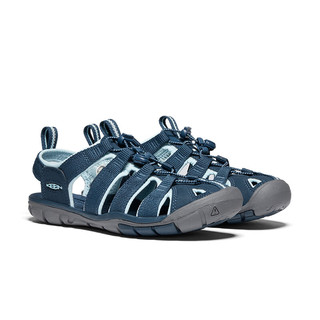 keen CLEARWATER CNX女子户外透气耐磨涉水溯溪鞋 海蓝色/亮蓝色-1022965 37
