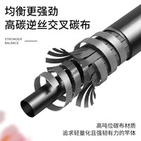 熊火鲫鱼竿碳素37调溪流竿超轻细台钓竿野钓手杆微物钓鱼杆 2.7m 37调 幸运鲫鱼竿【带备用秆稍】