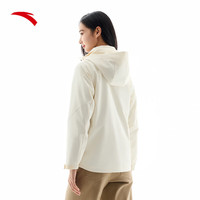 安踏（ANTA）水壳冲锋衣丨大地之壳2.0三合一女户外硬壳防水防风登山外套 【四防两件套】香草米白/白垩色 M (女165)