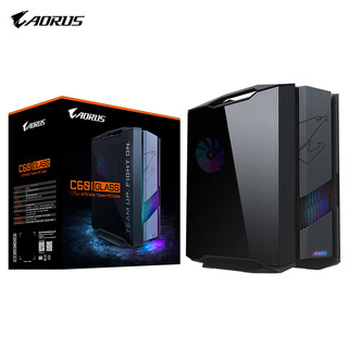 技嘉（GIGABYTE）机械雕AC601G 隐藏式背线钢化玻璃侧透兼容水冷显卡竖装 420水冷位/预装4风扇 双面钢化玻璃 【水冷套装】AC601黑+ 水雕II X360