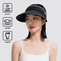 遮阳帽女防紫外线空顶帽防晒帽户外可卷太阳帽子