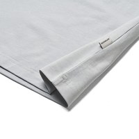 七匹狼短袖T恤男士夏季吸汗细腻休闲印花半袖圆领打底衫男 180/XXL 00浅灰