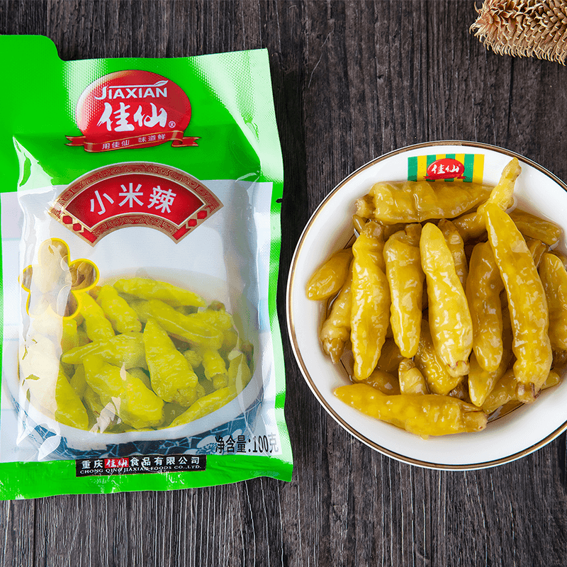 佳仙重庆小米辣红泡椒小米椒凉拌菜野山椒调料瓶装泡凤爪云南小米辣 佳仙小米辣【一袋/】