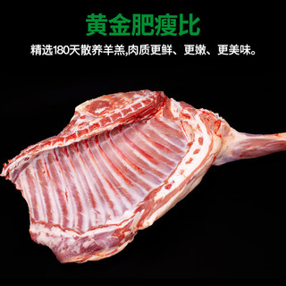 芈羊羊宁夏滩羊肉无脊羊排6斤羊腿手抓羊肉羊小腿 肚包肉 火锅食材清真 【新鲜现宰】前腿带排5斤