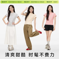  Miandemeixue/棉的美学 修身显瘦 女士短袖T恤