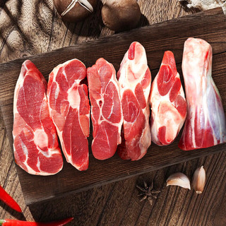 芈羊羊宁夏滩羊肉无脊羊排6斤羊腿手抓羊肉羊小腿 肚包肉 火锅食材清真 前腿手把肉5斤