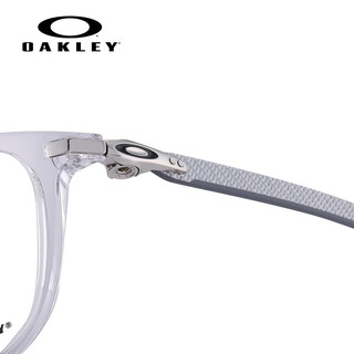Oakley欧克利眼镜 眼镜框运动镜框骑行跑步男女光学镜架可配度数镜片 8149-03透明 【仅单框】