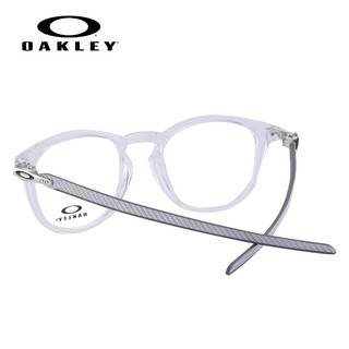 Oakley欧克利眼镜 眼镜框运动镜框骑行跑步男女光学镜架可配度数镜片 8149-03透明 【仅单框】