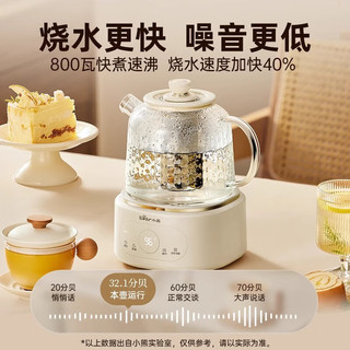  Bear/小熊 全玻璃壶体 全玻璃养生壶 滤网  1L