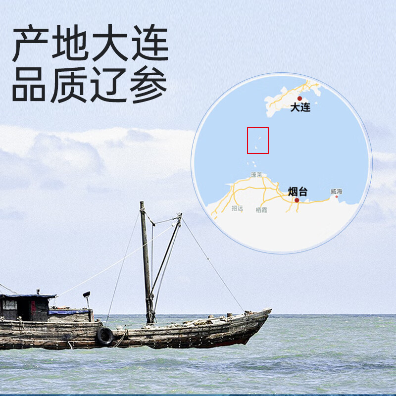 美风堂 大连单个装深海野生底播海鲜水产
