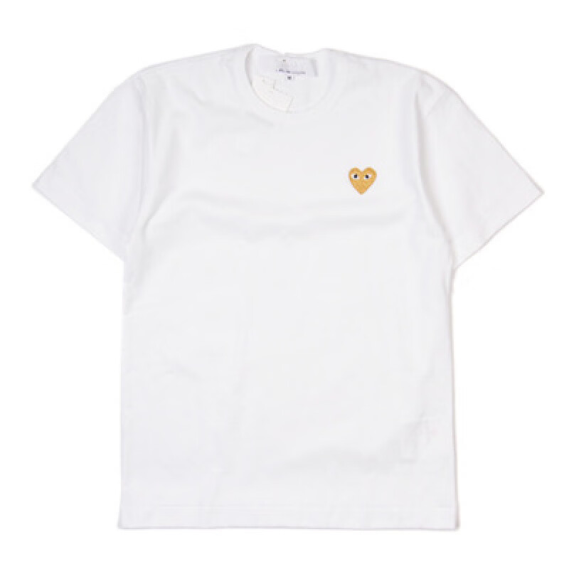  CDG PLAY 刺绣红心 男士T恤