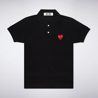 COMME des GARÇONS 刺绣印花 男士Polo衫
