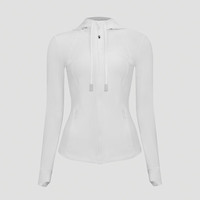 lululemon丨Define 女士运动连帽夹克 *Nulu™ LW3HJJS 外套 白色 XL /12