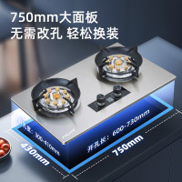 太太乐 TTL 燃气灶煤气灶双灶家用台嵌两用一级 猛火双九腔+定时+熄火保护JZT-2H04D