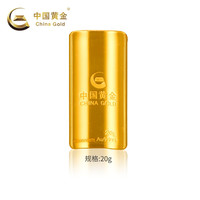 中国黄金 Au9999黄金投资竹报平安金条 50g