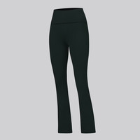 lululemon丨Groove Nulu™ 女士运动折叠腰部喇叭裤 LW5HGNA 雨林绿 2XL