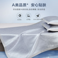 罗莱生活 LUOLAI 家纺 A类冰丝藤席凉席抗菌防螨条席款蓝120*200 律动冰藤席【A类抗菌防螨】