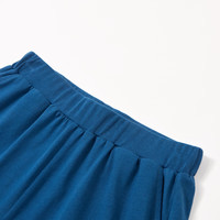 马骑顿（MQD）【套装】男大童夏季学院风潮酷休闲POLO衫五分裤套装 浅绿 150