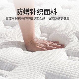  海马迈卓 软硬两用 乳胶床垫 独立弹簧床垫 3E椰棕垫  舒享型：  软硬适中23厘米 20-25cm（含）
