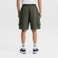 迪卡侬运动短裤泡泡纱夏季户外宽松休闲百搭男 卡其绿 L