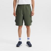 迪卡侬运动短裤泡泡纱夏季户外宽松休闲百搭男 卡其绿 XL