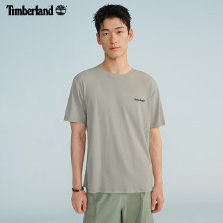 户外徒步：Timberland 男装快干凉感短袖T恤夏季汗渍难显A5NY4 A5NY4C20/灰蓝色 XXL