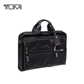 TUMI/途明 0263114D4 黑色 弹道尼龙男士公文包