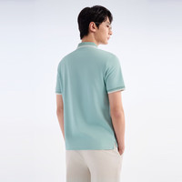 九牧王【凉感|3A抑菌|速干】男装短袖男士Polo衫男2025夏季商务休闲上衣 修身版+浅绿+TT2EX20227 XL 180/100A(52)