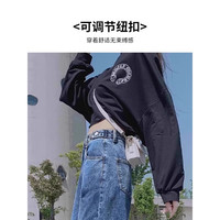 唐狮集团DESSO高腰阔腿裤牛仔裤女春夏款直筒小个子垂感拖地裤子