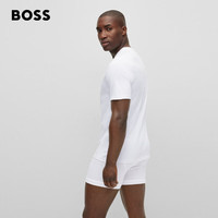 BOSS【父亲节】【T恤三件套】男士春夏棉质平纹针织V领休闲短袖恤 999-多色 M