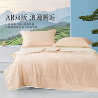 百丽丝 水星家纺 茶茗抗菌十孔纤维夏被 150cm*210cm