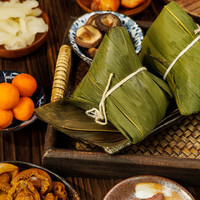 鲍鲤记鲍鱼海参粽泉州特产烧肉粽蛋黄猪肉卤肉粽子加热即食端午节礼盒装 180g*10粒鲍鱼海鲜粽简装