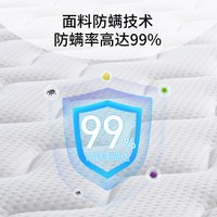 慕思 DeRUCCI十大名牌天然乳胶床垫席梦思慕斯弹簧床垫家用护脊硬1.8m 静音舒适款【软硬适中/25cm】三重防螨/独立筒弹簧+MCW1-022 180*200cm