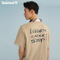 Timberland添柏岚男女同款短袖T恤夏季户外透气印花A5NZC 3XL A5NZCY94/大地色