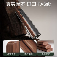 锦需中古实木厨房调味料品置物架壁挂式免打孔墙上多功能收纳架子刀架 40cm单筒+三刀槽【送8挂钩】