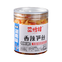 窑塘村湖南特产下饭菜辣椒酱开味菜竹笋剁椒咸菜脆爽拌面香辣笋丝