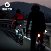 洛克兄弟自行车灯夜骑刹车尾灯公路山地车儿童车前灯防雨骑行装备