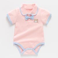 【纯棉透气】春秋男女宝宝连体哈衣新生儿三角包屁衣透气爬服