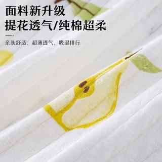 【提花透气】儿童七分袖套装夏季薄款儿童家居睡衣纯棉空调服卡通