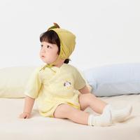 抗菌爬爬服婴儿衣服新生儿连体衣宝宝睡衣夏装男童女童2024夏