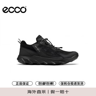 ecco 驱动系列 舒适透气减震 黑色 41 男士休闲鞋